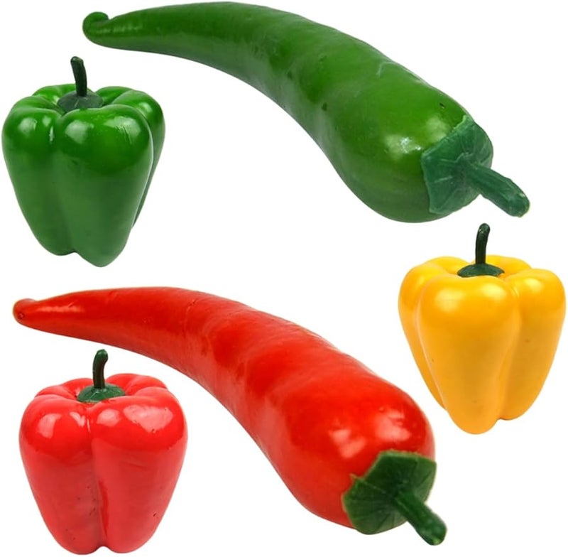 Realistic Decorative Bell Pepper Prop Set Package Of 1 For Home Office And Events - Image 1