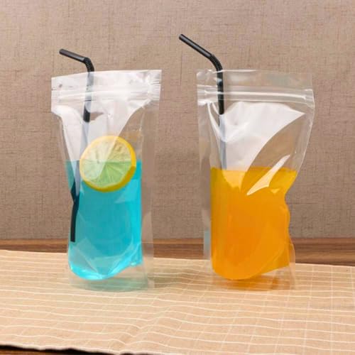 GREENTWISH Polyethylene Transparent Standup Zipper Pouch|Reusable Ldpe Zip Lock Bag For Food Storage|Product Packing Pouch|Clear Zip Seal Pouch For Travel And Home Use|Size: 5 X 8 Inch (100 Pcs) - Image 5