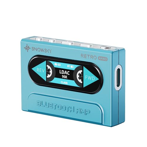 FiiO/Snowsky ريترو نانو بلوتوث USB DAC AMP مع LDAC و aptX Adaptive و aptX LL (مخرج غير متوازن 3.5 مم و مخرج متوازن 4.4 مم) (أزرق) - Image 1