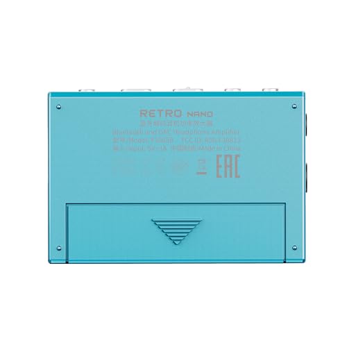 FiiO/Snowsky ريترو نانو بلوتوث USB DAC AMP مع LDAC و aptX Adaptive و aptX LL (مخرج غير متوازن 3.5 مم و مخرج متوازن 4.4 مم) (أزرق) - Image 2
