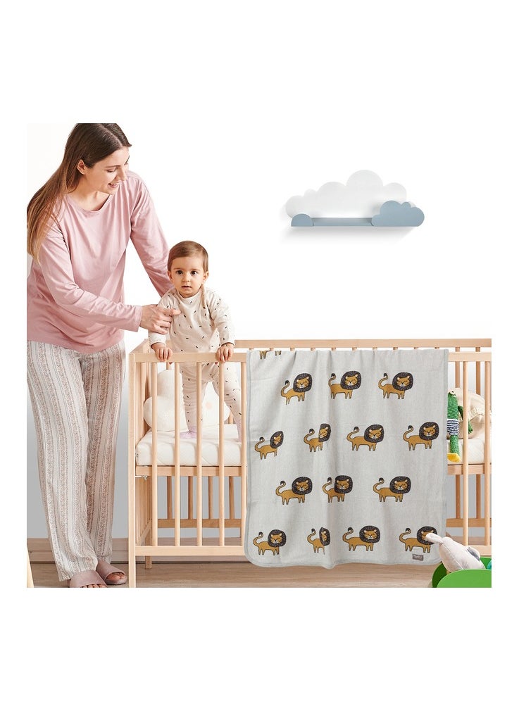 Nurtur Soft Baby Blankets for Boys & Girls Blankets Unisex for Baby 100% Combed Cotton Soft Lightweight  Official Nurtur Product  - Image 2