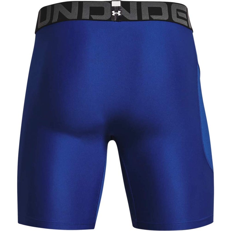 Under Armour Men's Armour HeatGear Compression Shorts , Royal Blue (400)/White, Small - Image 2