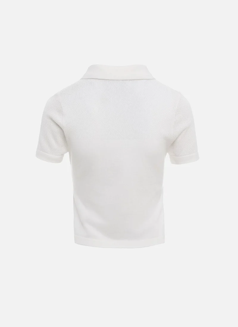 Lichi Knitted polo shirt