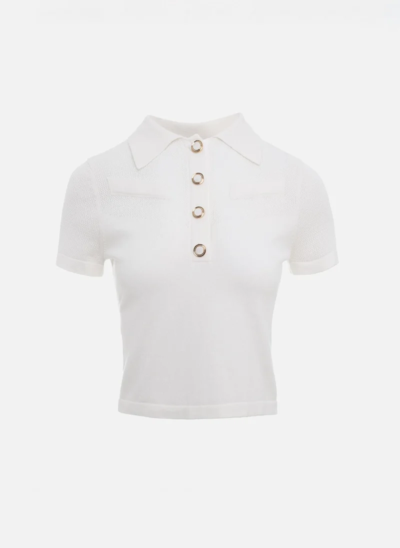 Lichi Knitted polo shirt