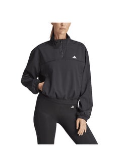 Adidas adidas Tr-Es Min 1/4Z Black Training Track Tops 2XS  - Image 4
