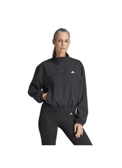 Adidas adidas Tr-Es Min 1/4Z Black Training Track Tops 2XS  - Image 3