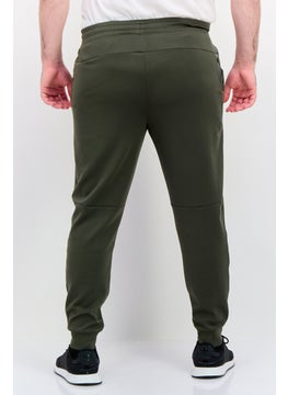 Skora Men Jogger Fit Brand Logo Running Pants, Olive  - Image 3