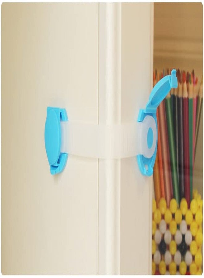 Aeoss 6-Pack Child Proof Locks for Cabinet Doors, Drawers, Fridge, Toilet Seat, Dishwasher, Trash Can Child Safety Locks for Cabinets and Drawers - Baby Proofing Cabinet Lock (Multicolor) - Image 2