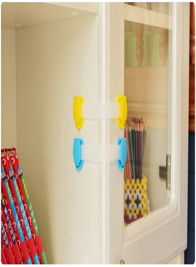 Aeoss 6-Pack Child Proof Locks for Cabinet Doors, Drawers, Fridge, Toilet Seat, Dishwasher, Trash Can Child Safety Locks for Cabinets and Drawers - Baby Proofing Cabinet Lock (Multicolor) - Image 5