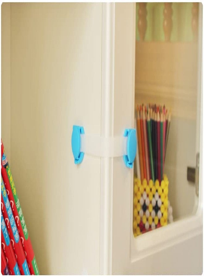 Aeoss 6-Pack Child Proof Locks for Cabinet Doors, Drawers, Fridge, Toilet Seat, Dishwasher, Trash Can Child Safety Locks for Cabinets and Drawers - Baby Proofing Cabinet Lock (Multicolor) - Image 3