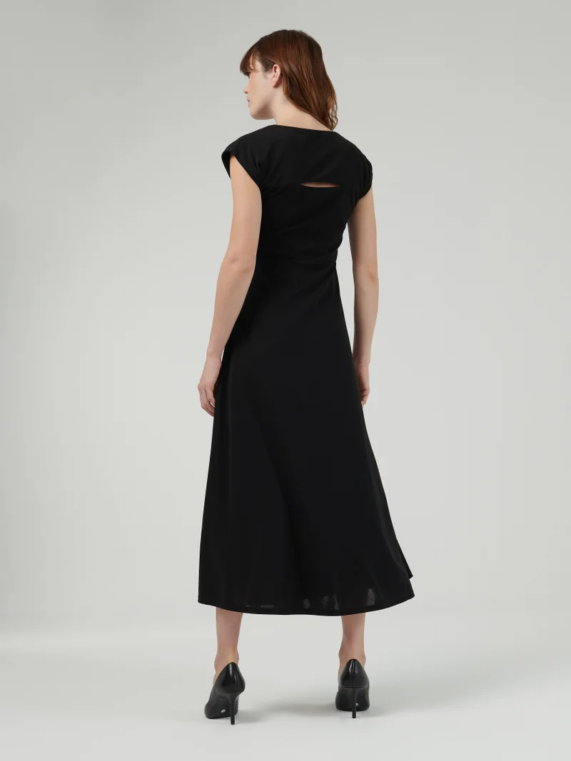 leem Black A-Line Dress