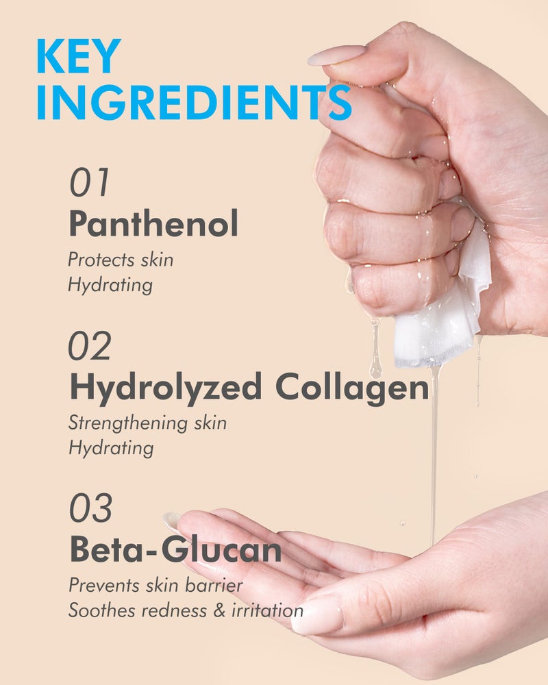 DERMAL White Collagen Essence Full Face Facial Mask Sheet 23g Pack of 10 - Image 4