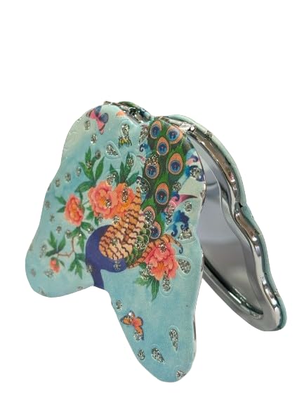 Compact Mirror Butterfly Shape with Studs for Makeup Bags and Travel  - Image 5