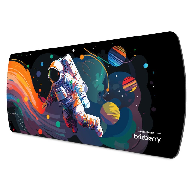 ARTBRIZ ® Brizberry Extended Mouse Pad, Desk Mat, 740mm x 310mm x 3mm Large Printed Premium Anti Skid Rubber Base for Desktop Laptop Keyboard (DM Design 5) - Image 1