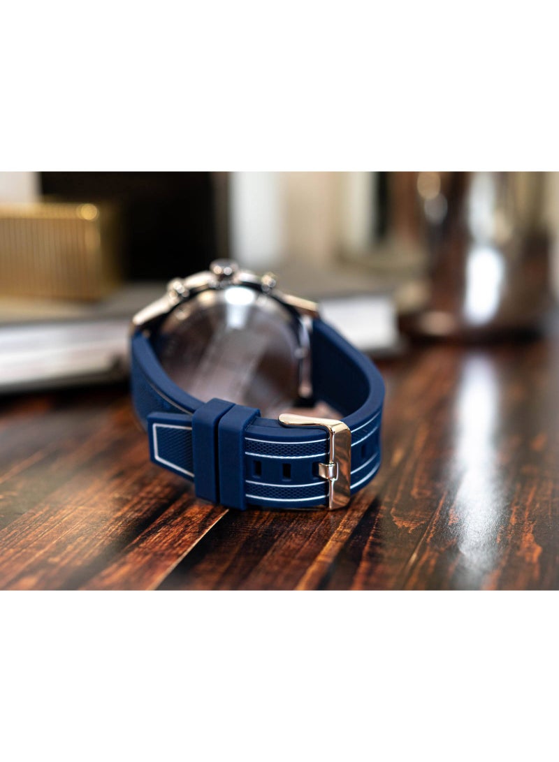 Tommy Hilfiger Men’s Watch – Model 1710582 | Sporty Blue Silicone Design - Image 5