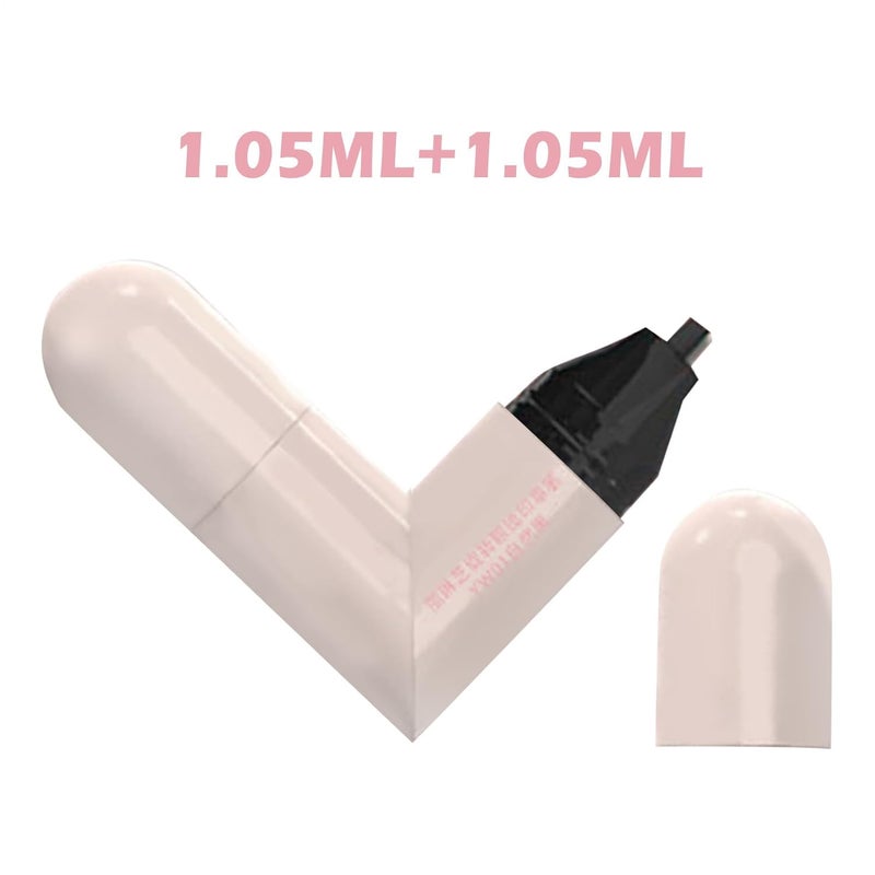Double Ended Stamp - Smudge Proof Pen | Eye Stamp with Easy Application, Eyes Marker with Quick Wing, Long Lasting Eye Gel Pen, Eyes Liquid Pencil with Smudge Proof Formula - Image 2