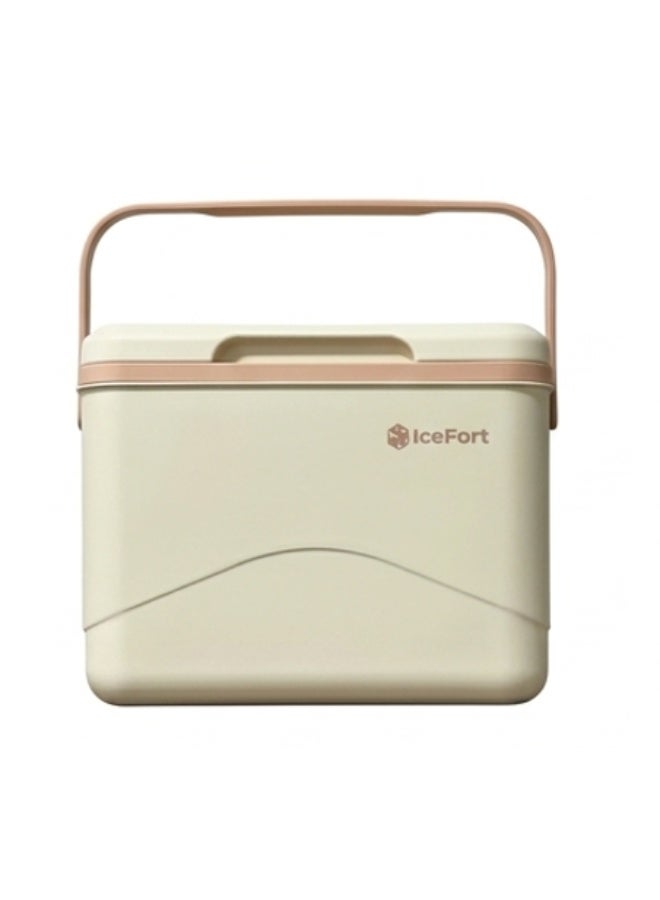 Icefort FLX Beige Brick Cooler Box 12L with 1 Liquid Ice Pack - Image 1