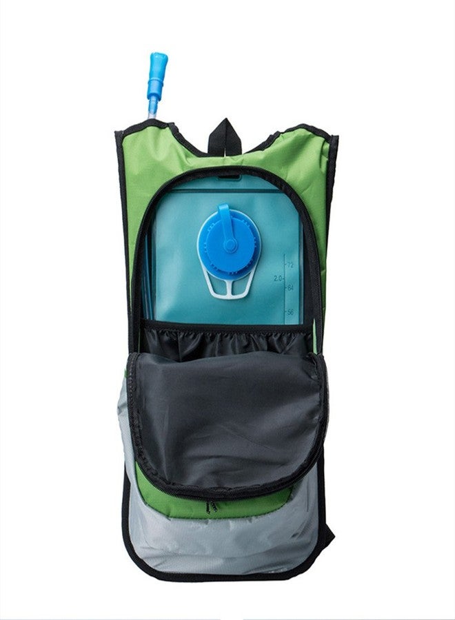 Monvecle Hydration Pack Water Rucksack Backpack Bladder Bag Cycling Bicycle Bike/Hiking Climbing Pouch + 2L Hydration Bladder Green-1 - Image 5