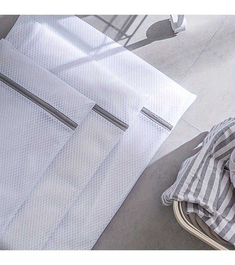 3pcs Polyester Honeycomb Mesh Laundry Bags For Machine Wash Underwear Anti Deformation - Image 4