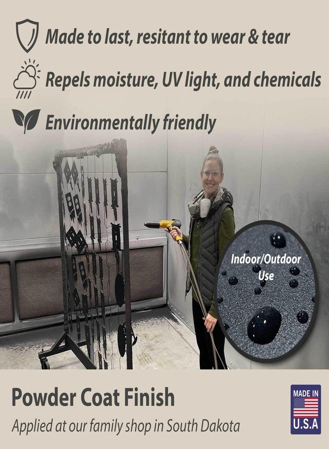 إنوفيتيف فابريكيتورز، إنك. شركة Innovative Fabricators، Inc. - غطاء صندوق بريد على شكل صياد أمريكي من الفولاذ في قارب - صنع في الولايات المتحدة الأمريكية - Image 5