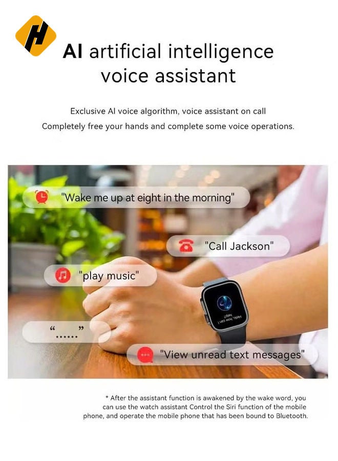 New S8 Ultra Smartwatch Series 8 S8 Smart Watch Ultra AI Voice Smart Watch 2.0inch Bluetooth Call Wriless Charging Watch 8 Ultra