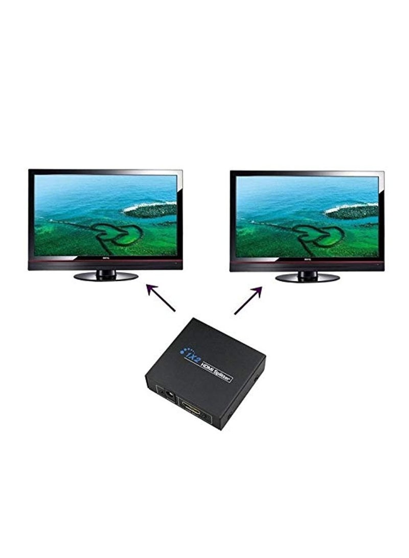 3D HDMI Splitter 1 Input 2 Output Amplifier Switch Box Hub - Image 2