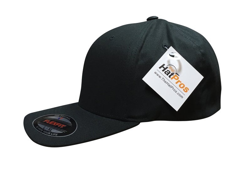 Flexfit Mens Cool & Dry Sport Hat, Black, Small-Medium US - Image 3
