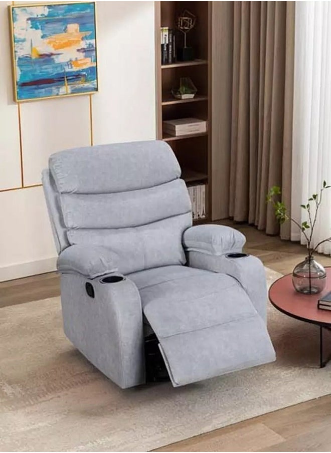 Recliner Chair with Rocking and Swivel Function Light Grey - pzsku/Z69273B8F65C2D11A9523Z/45/_/1715626171/e7fa1ad7-b7d3-437e-83bc-08e2c248a85a