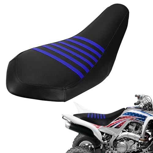 Wacece ATV Seat Cover Non-slip Soft Waterproof for Raptor 700 700R 2006-2024, High Elastic Leather Blue - Image 1