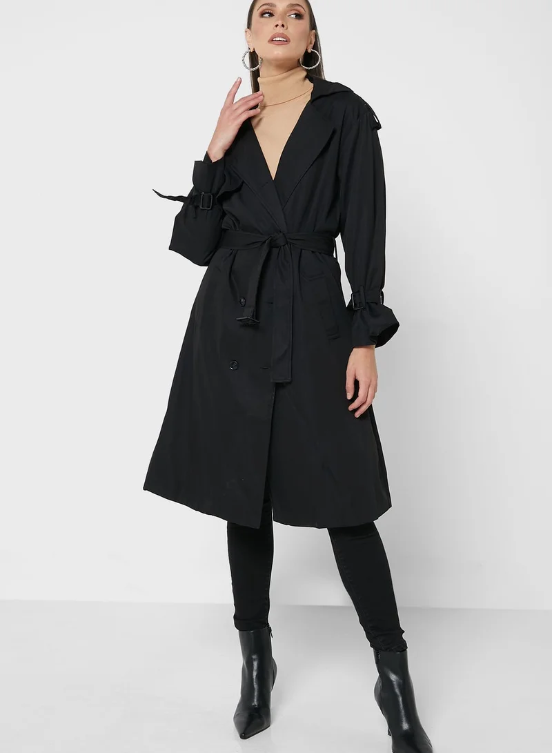 ELLA Self Tie Coat