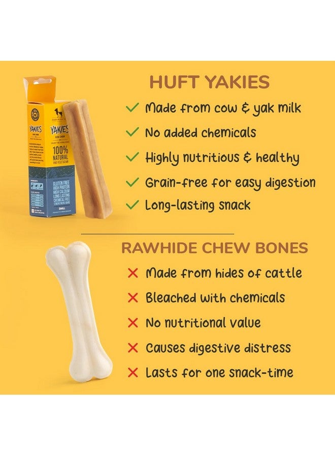 Heads Up For Tails Yakies Organic Dog Chew Bone (Medium 1 Pc) - All Life Stages - Image 3