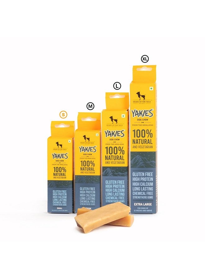 Heads Up For Tails Yakies Organic Dog Chew Bone (Medium 1 Pc) - All Life Stages - Image 1