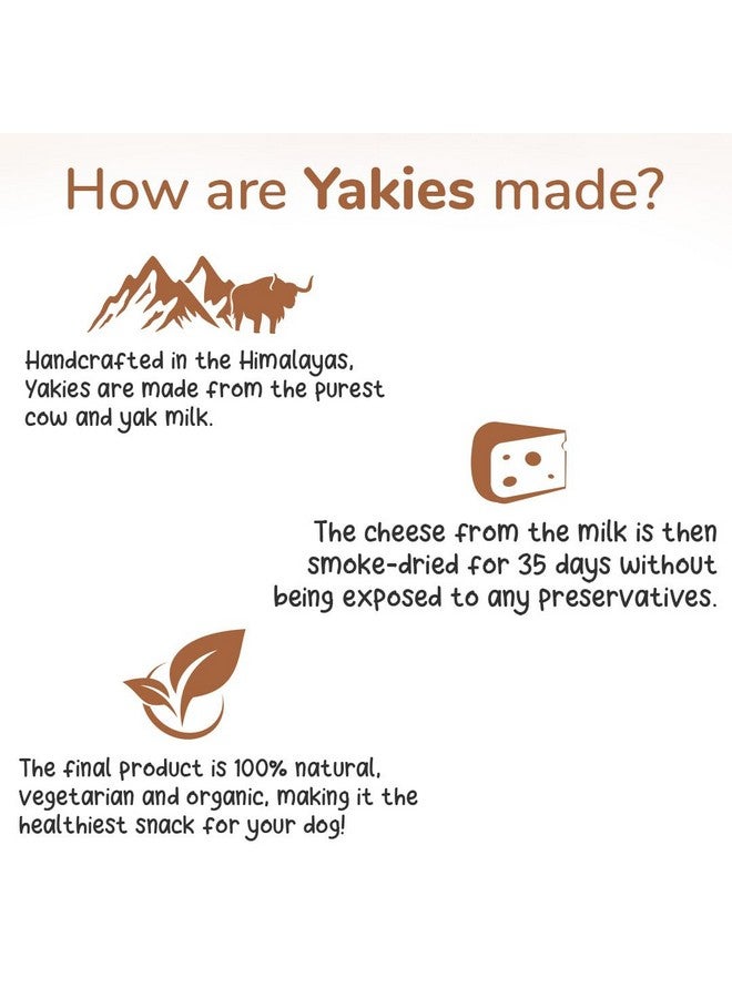 Heads Up For Tails Yakies Organic Dog Chew Bone (Medium 1 Pc) - All Life Stages - Image 2