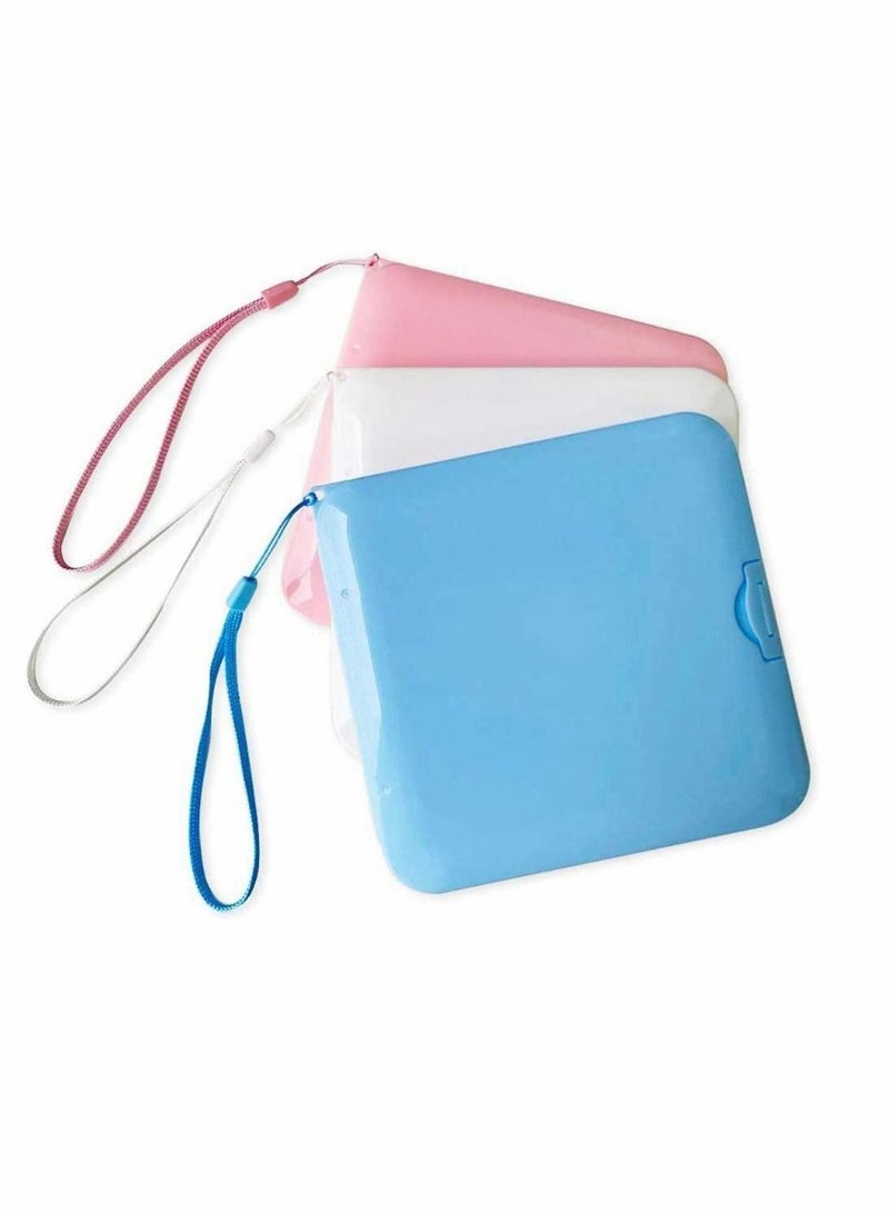 Y&D 3 Mask Case Portable No Touch Storage Box for Recyclable Dust Blue Pink White Dustproof Face Shield box - Image 1