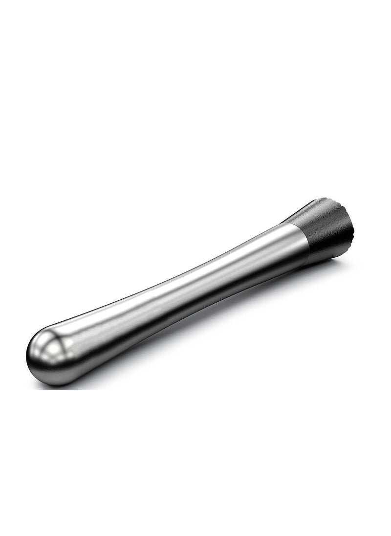 NJ NJ Stainless Steel Cocktail Muddler, Bar Muddle with Strong Formation, Bar Accessories, Bartender Tools: 01 Pc.  - Image 2
