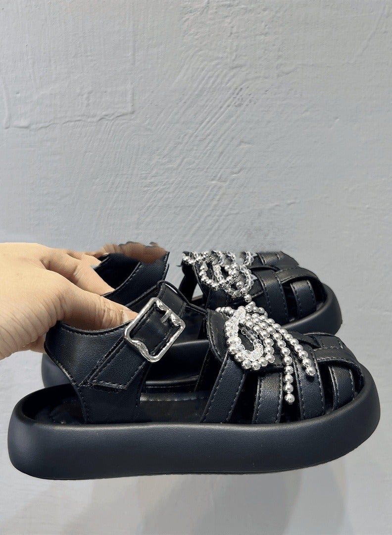 Girls' Bow Princess Sandals And Shoes - Image 2