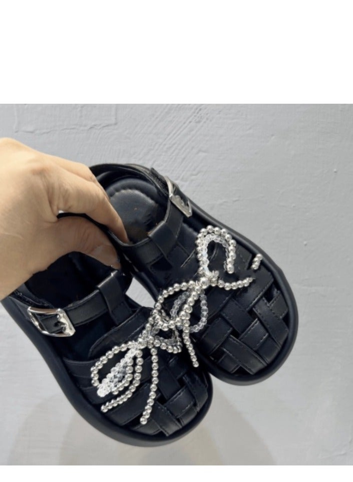 Girls' Bow Princess Sandals And Shoes - Image 3