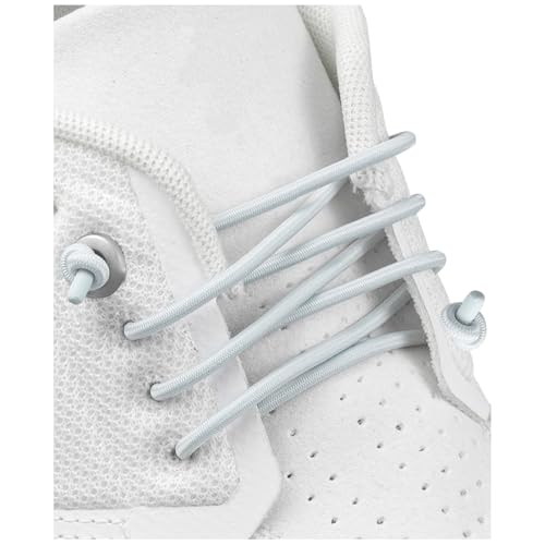 Endoto Elastic Shoelaces for ON Cloud 5 & 6 No Tie Replacements Shoes Laces Stretchy Bungee Running Training(Color:Glacier,Size:26Inch) - Image 2