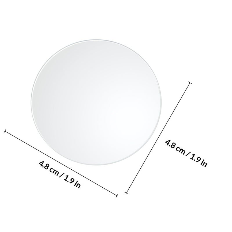Frameless 360 Rotatable Auxiliary Blind Spot Mirrors 2 Pack with Adhesive for Car Driving Safety - Image 3