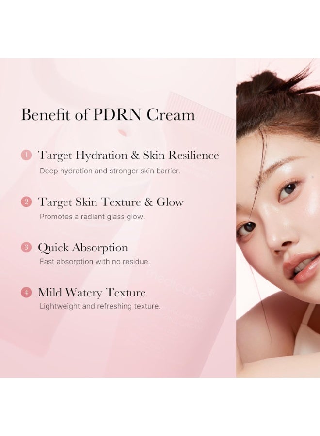 Medicube PDRN Pink Hyaluronic Moisturizing Cream 50ml - Image 4