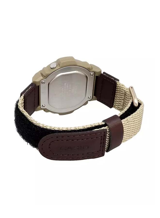 CASIO Men's Analog Watch Brown Cloth Strap W-219Hb-5Avdf  - Image 3
