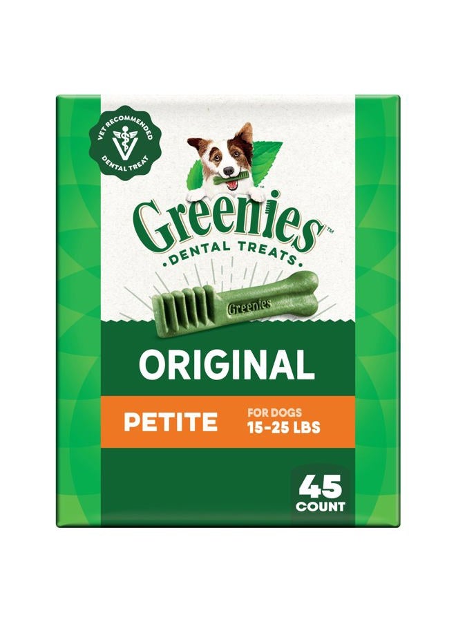 GREENIES Original Petite Dental Dog Treats, 27 oz. Pack (45 - Image 1