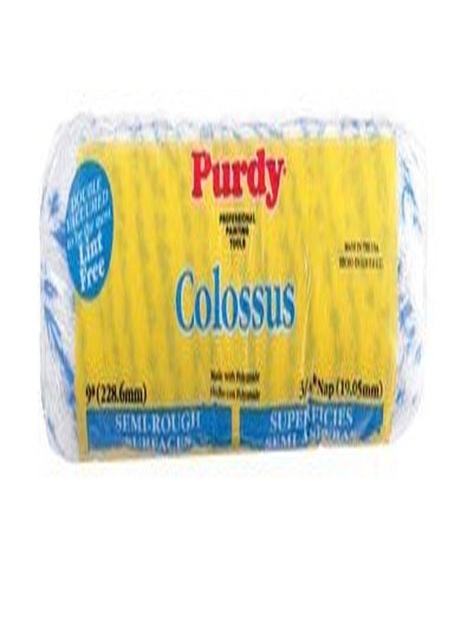 Purdy Colossus Polyamide Fabric 3/4 in. x 9 in. W Paint Roller Cover For Semi-Rough Surfaces 1 pk - Image 3