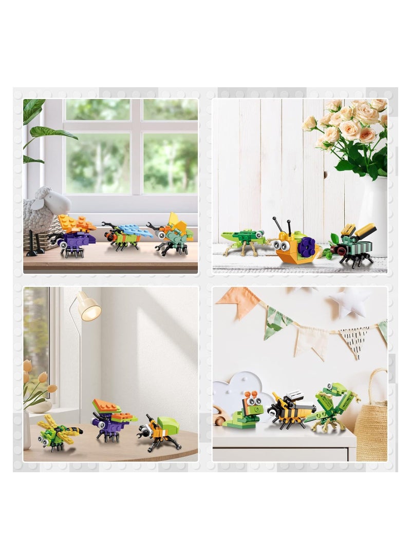 12-Pack Mini Insect Building Blocks Set, Fun Animal Toys for Kids, Perfect for Party Favors, Goodie Bag Fillers, Birthday Gifts, Stocking Stuffers, and Prizes for Boys and Girls. - Image 4