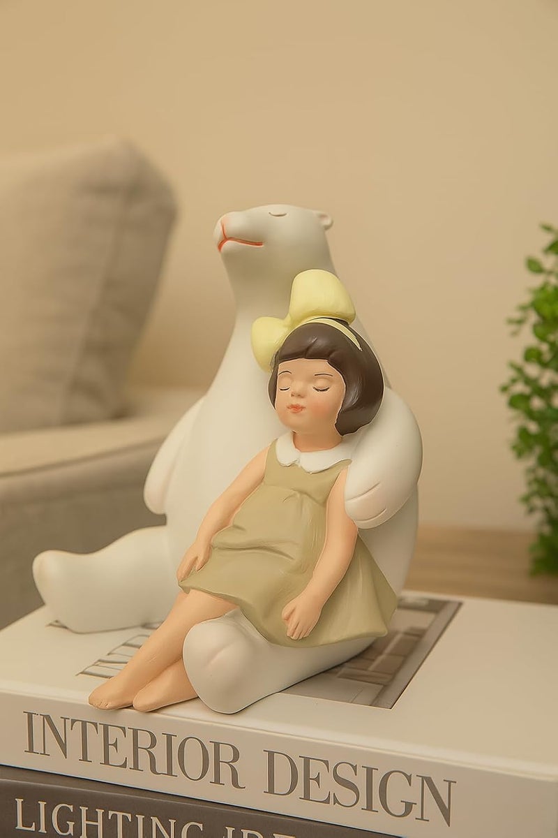 B&D Polar Bear and Girl Decorative Figurine - Image 2