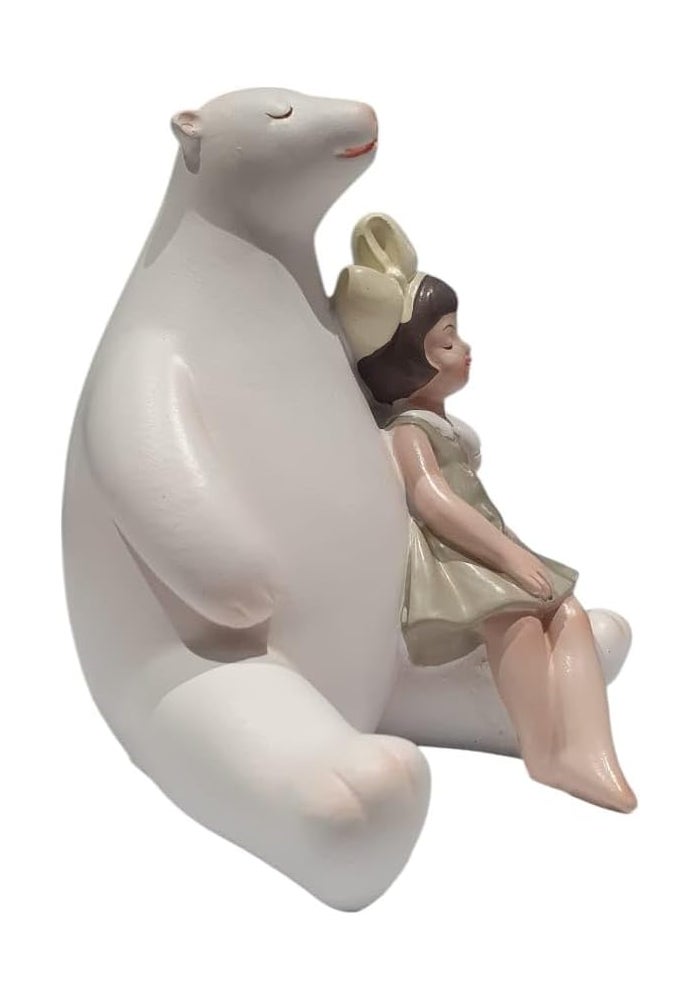 B&D Polar Bear and Girl Decorative Figurine - Image 4