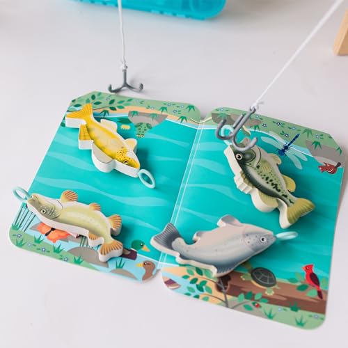 Melissa & Doug Let’s Explore Fishing Play Set – 21 Pieces Toy Fishing Set for Toddlers and Kids, Pretend Play Toy, Learning Toys for Kids Ages 3+ - FSC-Certified - FSC Certified - Image 3