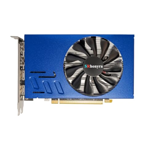 SRhonyra RX 580 4GB 6×HDMI 1.4a Graphics Card GDDR5 Multiple Displays GPU 256 Bit PCIe 3.0 ×16, Support DirectX 12, OpenGL 4.5 and HDCP 6CH Audio Outputs - Image 1