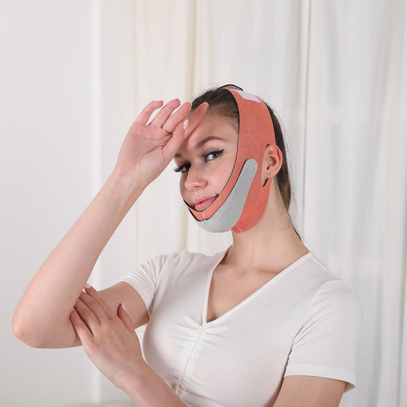Reusable Face Slimming Strap Face Lifter & Slimmer Belt Double Chin Reducer V Line Lifting for Better Face & Chin Anti Snoring Solution - Image 4