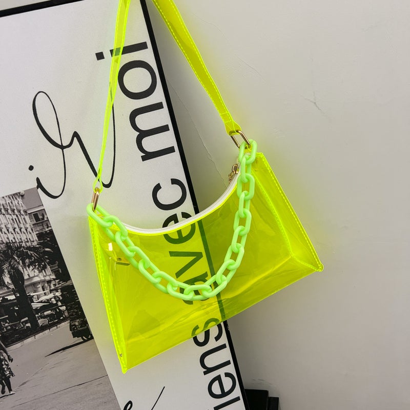Summer New Fashion Women's Transparent PVC Shoulder Bag - Image 2